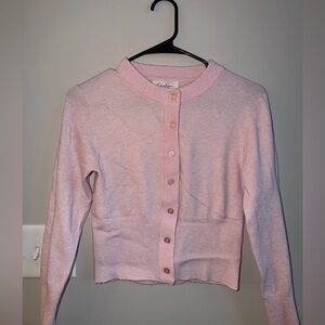 Jessica Simpson Light Pink Button-Up Cardigan